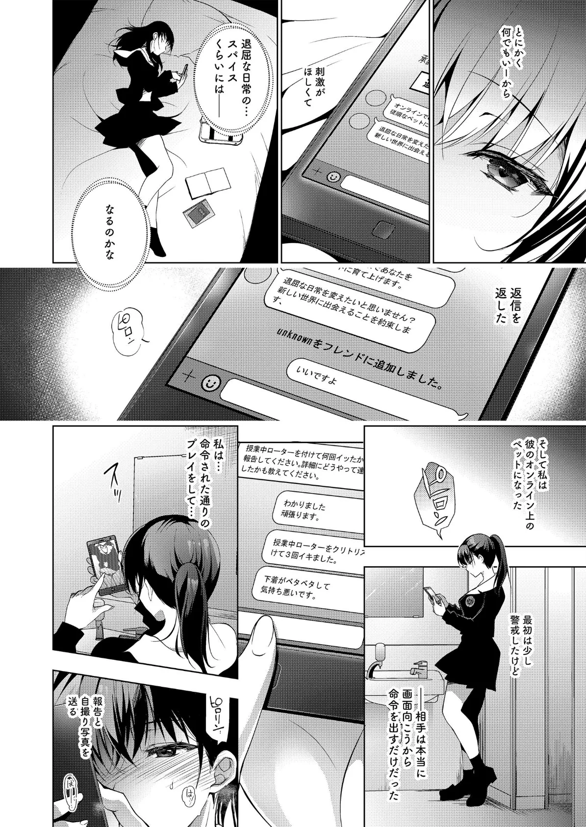 画面越しのパラフィリア【白抜き修正版】 6ページ